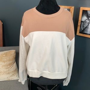 Abercombie & Fit Crewneck Color block Sweatshirt